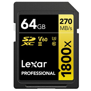 yLT[ LexarzLT[ SD 64GB LSD1800064G-BNNNG class10 UHS-II U3 V60