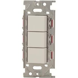 【神保電器】神保電器 NKW03008 PW NKシリーズ スイッチ 3路 トリプルセット ピュアホワイト