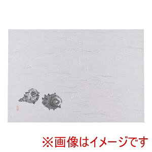【カミイソ産商】カミイソ産商 尺3 テーブルマット 100枚入 さざえ No.101