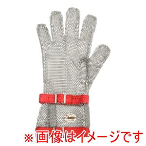 【ニロフレックス】ニロフレックス メッシュ手袋5本指 M C-M5赤 ショートカフ付