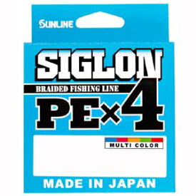 【サンライン SUNLINE】サンライン シグロン PE×4 マルチカラー 200m 1.5号