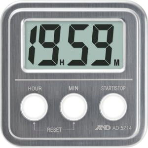【エーアンドデイ A&D】A&D 20時間タイマー ステンレストップ AD5714