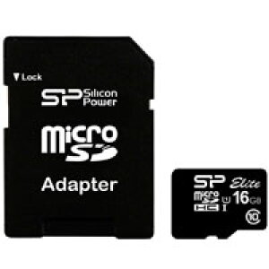 yVRp[ silicon powerzVRp[ SP016GBSTHBU1V10-SP microSDHC 16GB UHS-I Class10 ELITE
