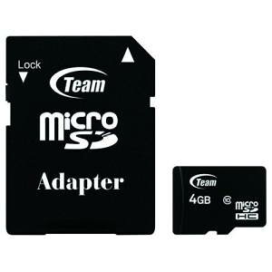 y`[ Teamz`[ }CNSD 4GB TG004G0MC28A microSDHC 4GB Class10 A_v^t [J[ۏ10N