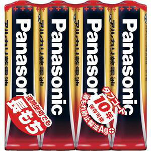 【パナソニック(Panasonic)】アルカリ乾電池 単4×4本 LR03XJ/4SE