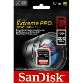 【サンディスク SanDisk 海外パッケージ】サンディスク SDXC 128GB SDSDXXD-128G-GN4IN UHS-I U3 V30 4K class10 SDカード