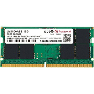 ygZh TranscendzgZh JM4800ASE-16G 16GB JM DDR5 4800 SO-DIMM 1Rx8 2Gx8 CL40 1.1V