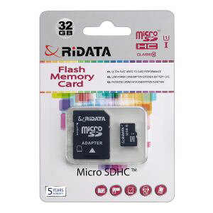 yCf[^ RIDATAzRIDATA microSDHC 32GB C10 UHSI