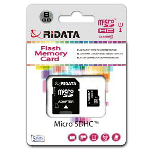 yCf[^ RIDATAzRIDATA microSDHC 8GB C10 UHSI