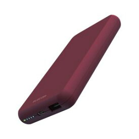 【ELECOM エレコム】エレコム DE-C38-10000RD モバイルバッテリー リチウムイオン電池 薄型 15W 10000mAh Type-C1ポート USB-A1ポート レッド