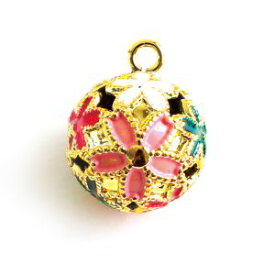 【日本紐釦貿易 Nippon Chuko】NBK 梅鈴 花鈴 小サイズ 桜カラー鈴 1個 F6-73 日本紐釦貿易