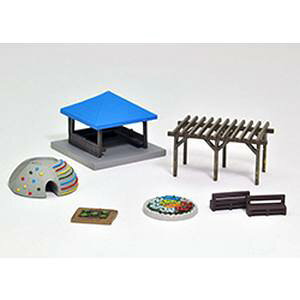 情景小物014-4 駅前・公園C4 313755