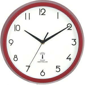 送料無料!!【不二貿易】不二貿易 EG8819P-RC 電波掛時計 カペラ 直径27cm RD 27266 メーカー直送 代引不可 北海道沖縄離島不可【smtb-u】