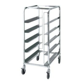 【江部松商事 EBM】EBM ステンレス コンテナーカート 5段 江部松商事