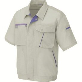 【アイトス】アイトス 231-003-LL 半袖ブルゾン 男女兼用 アースグレー LLサイズ