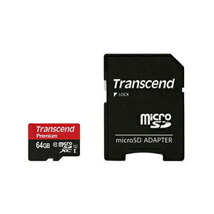 �y�g�����Z���h Transcend�zmicroSDHC 64GB TS64GUSDU1 UHS-I Class10 �A�_�v�^�t
