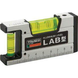 【トラスコ TRUSCO】トラスコ LAB-100 箱型アルミレベル 100mm TRUSCO