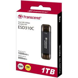 【トランセンド Transcend】トランセンド Transcend TS1TESD310C 1TB External SSD ESD310C USB 10Gbps Type C/A