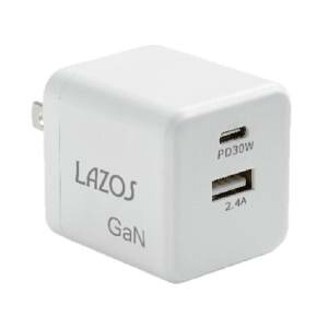 �y���\�X Lazos�z���\�X L-AC-G30 ���f�K���E���̗p GaN AC�[�d�� 30W �z���C�g