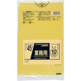 【ジャパックス】ジャパックス CY45 業務用ポリ袋 45l黄色枚0.030