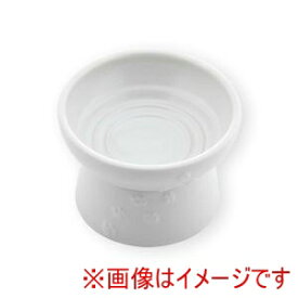 【猫壱 neco ichi】猫壱 猫用 脚付フードボウル 日本製 ホワイト neco ichi