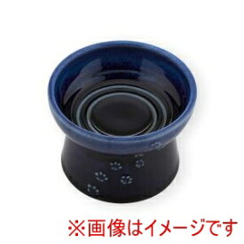 【猫壱 neco ichi】猫壱 猫用 脚付フードボウル 日本製 ブルー neco ichi