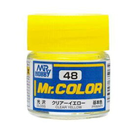 【GSIクレオス】ミスターホビー C48 Mr.カラー クリアーイエロー 10ml GSI クレオス