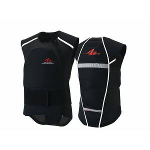 yLW} KIJIMAzLW} FR-153123 4R veN^[ Relieve Vest BK/WH M KIJIMA