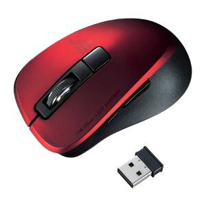 �y�T�����T�v���C SANWA SUPPLY�z�T�����T�v���C MA-WBL153R �É� ���C�����X�u���[ LED �}�E�X 5�{�^�� ���b�h