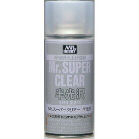 【GSIクレオス】ミスターホビー B516 Mr.スーパークリアースプレー 溶剤系スプレー 半光沢 GSI クレオス