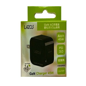 y\X Lazosz\X L-AC-G45B fKE̗p GaN AC[d 45W ubN
