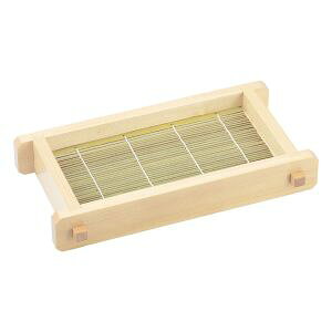 【ヤマコー 用美 YAMACO】ヤマコー 底板付へぎセイロ 塗装付 小 竹ス付 21269 用美