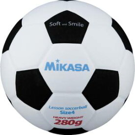 【ミカサ MIKASA】ミカサ スマイルサッカー4号球 ホワイト/ブラック SF428WBK