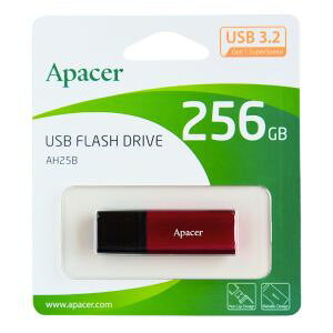 【Apacer】Apacer USBメモリ AP256GAH25BR-1 USB 3.0 256GB