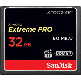 【サンディスク SanDisk 海外パッケージ】サンディスク CFカード 32GB SDCFXPS-032G-X46 ExtremePro コンパクトフラッシュ