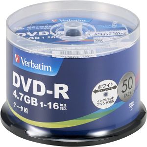 三菱 Verbatim 期間限定送料無料 バーベイタム DHR47JP50V4 4.7GB 50枚 データ用DVD-R 16倍速 が大特価！