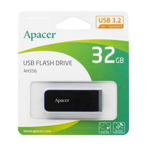 【Apacer】Apacer USBメモリ AP32GAH356B-1 USB 3.2 Gen 1 32GB