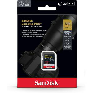 yTfBXN SanDisk COpbP[WzTfBXN SDHC 128GB SDSDXDM-128G-GN4IN Extreme PRO U3 V90 SDJ[h