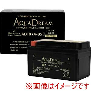 IIyAQUA DREAMzAQUA DREAM ADTX7A-BSII oCNpobe[ GOLD Motorcycle Battery t[dς [J[ s kCꗣsysmtb-uz