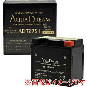 ���������I�I�yAQUA DREAM�zAQUA DREAM ADTZ7SII �o�C�N�p�o�b�e���[ GOLD Motorcycle Battery �t���[�d�ς� ���[�J�[���� ����s�� �k�C�����ꗣ���s�ysmtb-u�z