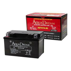 IIyAQUA DREAMzAQUA DREAM AD-ADTX7A-BS oCNpobe[ PLATINUM Motorcycle Battery [J[ s kCꗣsysmtb-uz
