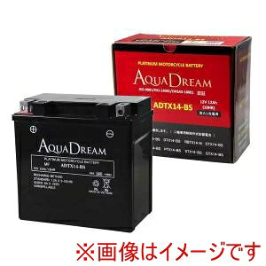 IIyAQUA DREAMzAQUA DREAM AD-ADTX14-BS oCNpobe[ PLATINUM Motorcycle Battery [J[ s kCꗣsysmtb-uz