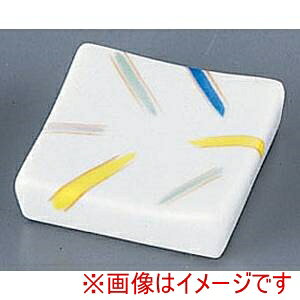 【丸モ高木陶器】丸モ高木陶器 33-AZ33 色十草角箸置