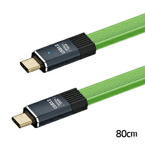 �y�����΂��`�zSZ-24U3.2TTCKB-GR USB3.2 TypeC to TypeC �P�[�u�� �O���[��
