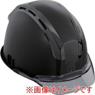 【タジマ TAJIMA】タジマ HSMBCSB ヘルメット セフメット セフ取付溝付ヘルメット マットブラック スモーク