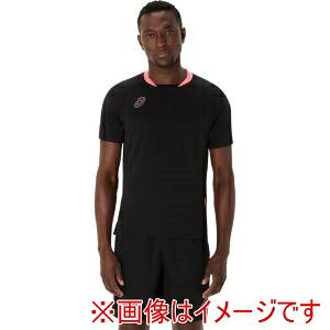 �y�A�V�b�N�X asics�z�A�V�b�N�X 2101A303 PRACTICE SS TOP �p�t�H�[�}���X�u���b�N XL