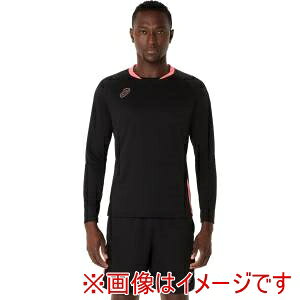 �y�A�V�b�N�X asics�z�A�V�b�N�X 2101A304 PRACTICE LS TOP �p�t�H�[�}���X�u���b�N XL