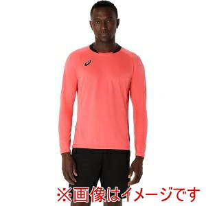 �y�A�V�b�N�X asics�z�A�V�b�N�X 2101A304 PRACTICE LS TOP �R�[�������[�t 3XL