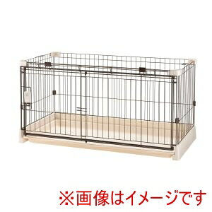 【リッチェル Richell】リッチェル もっとお掃除簡単ペットサークル 120-60 アイボリー