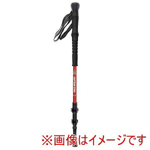 【キャプテンスタッグ CAPTAIN STAG】キャプテンスタッグ FEELBOSCO トレッキングポール 3段 レッド UM-2329